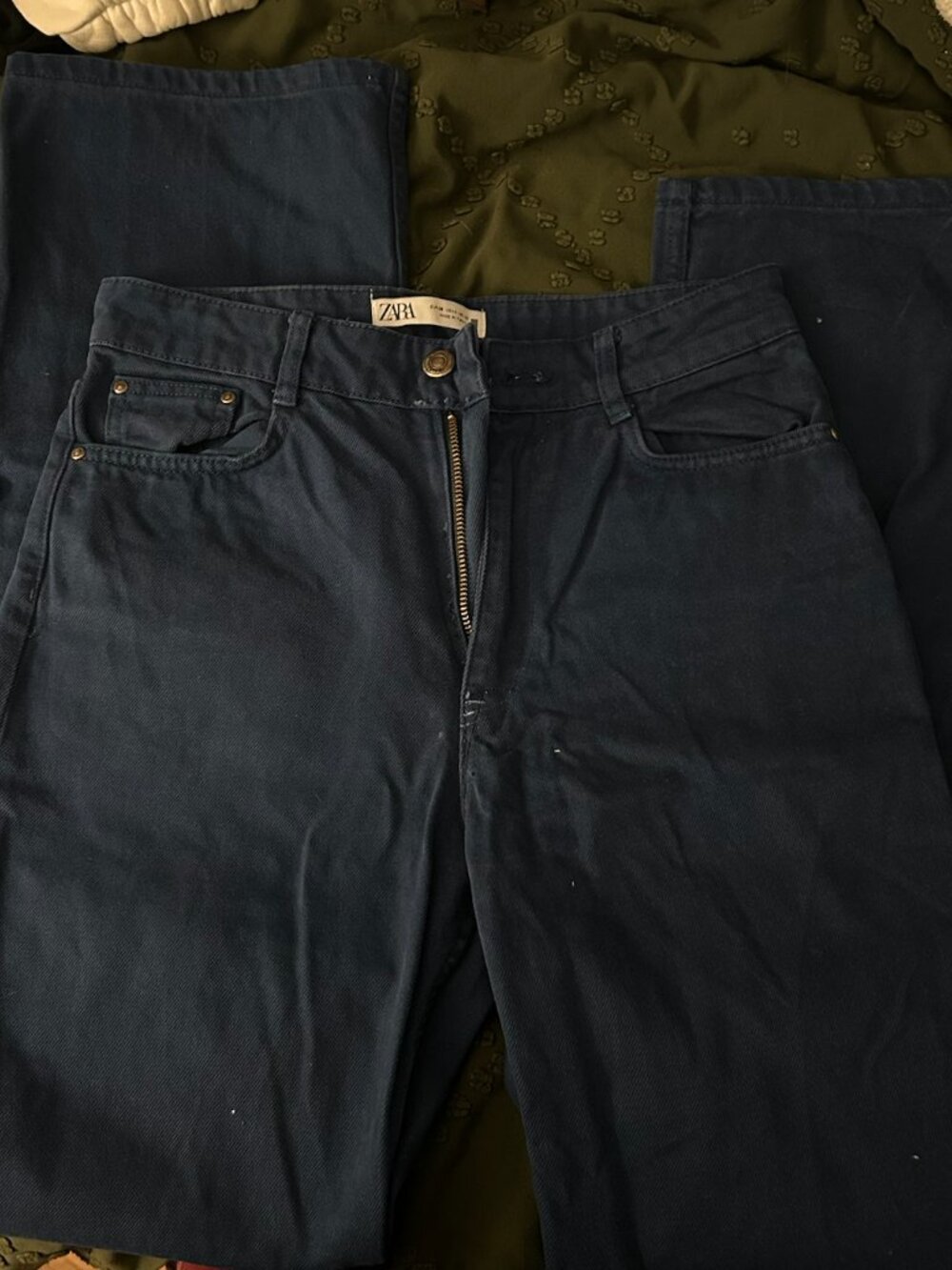 Zara Full Length Blue Jeans